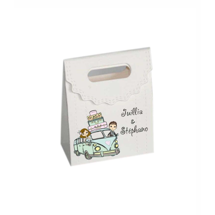 BOITE A DRAGÉE MARIAGE MICROBUS