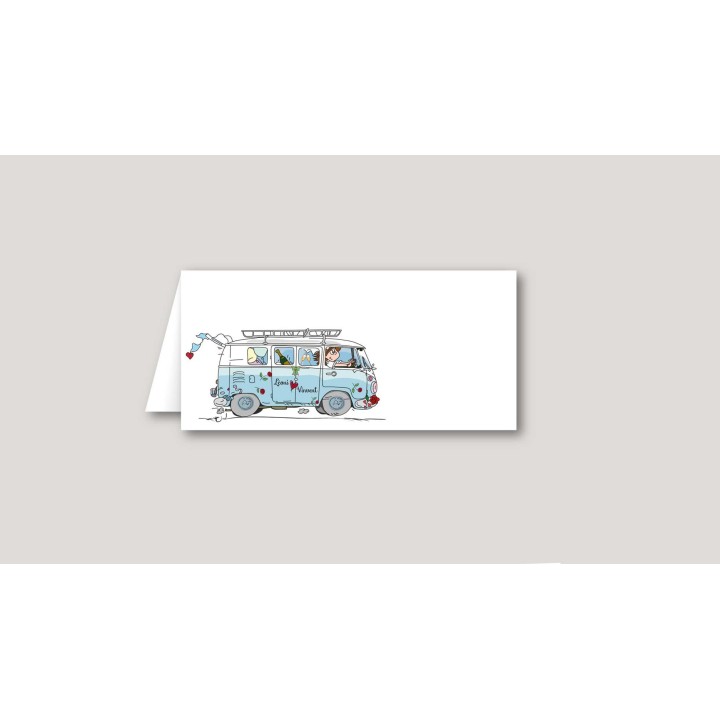 MARQUE PLACE  ILLUSTRE D’UN COMBI SPLIT BLEU VINTAGE CRÉATION 
 MADE IN GRENOBLE