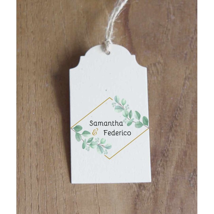 étiquette  décor personnalisée  boite a dragée ou de ballotin