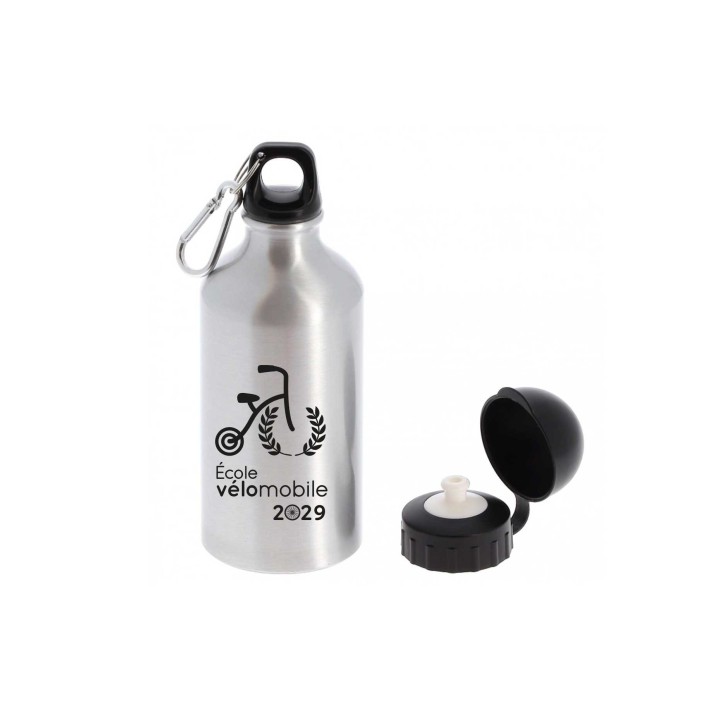 GOURDE ALUMINIUM métal  customise personnalise, logo, cadeau souvenir