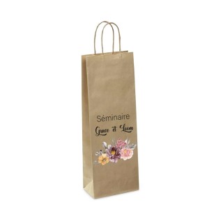 Sac CADEAU en papier KRAFT personnalise, Nos sacs sur mesure offrent une visibilité accrue AU SUBLIME DESIGN
