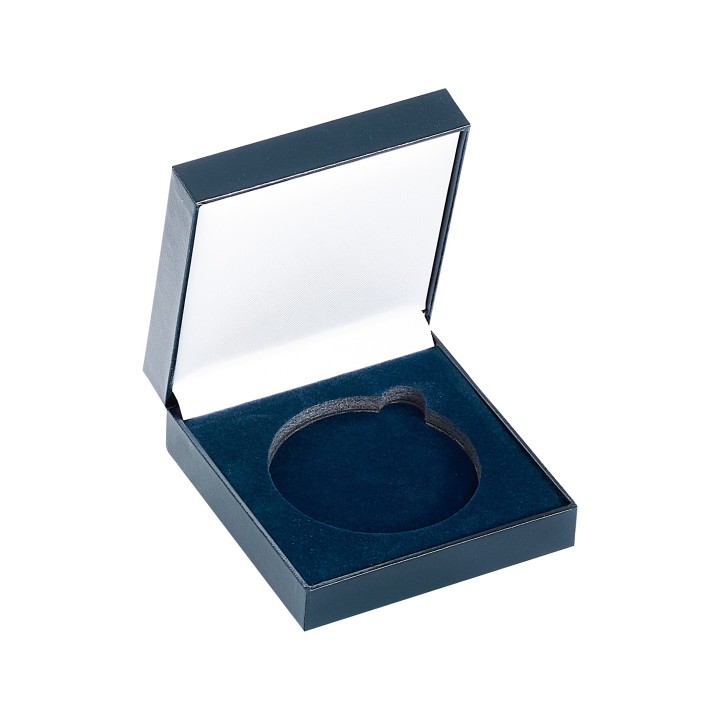 ECRIN COFFRET LUXE POUR MEDAILLE DE 70 MM DE DIAMETTRE SANS BELIERE 
médaille dans une belle présentation