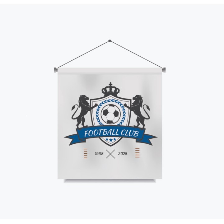 fanions papier indéchirable personnalise club foot