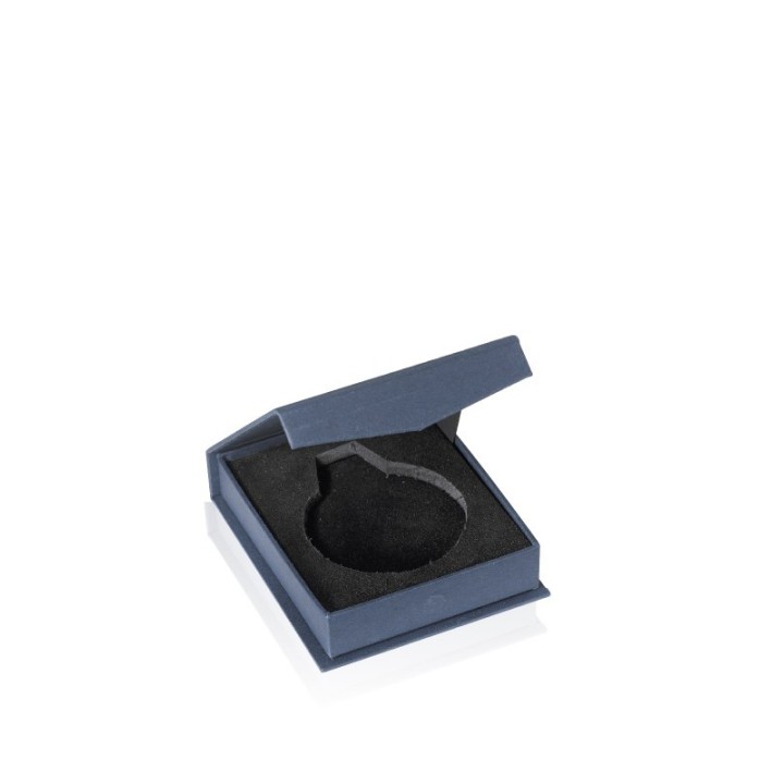 coffret écrin bleu pour médaille 70 mm à Grenoble