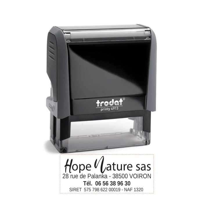 tampon encreur printy 4913 trodat, tampon entreprise