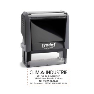 Printy 4914, trodat tampon encreur entreprise  personnalise grenoble