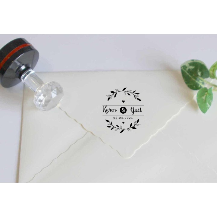 tampon scrapbooking mariage Kenza