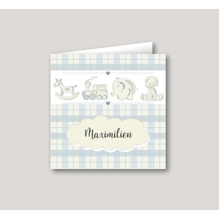 faire par naissance, carte annonce bebe 
tendresse Gabin