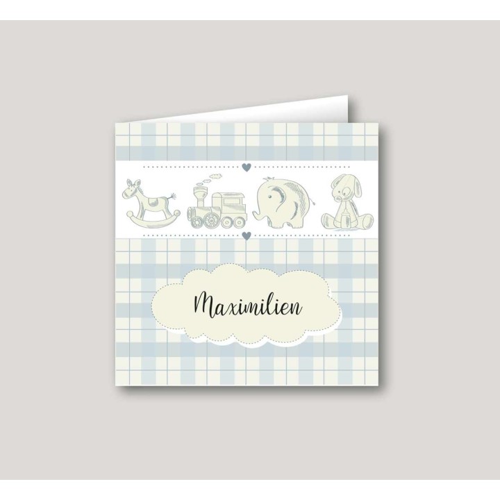 faire par naissance, carte annonce bebe 
tendresse Gabin