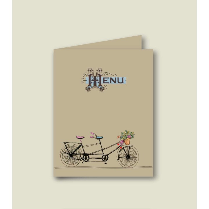Menu kraft  tricycle, vélo à deux