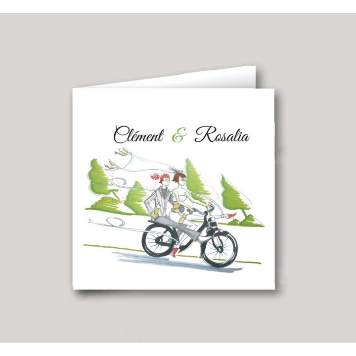 Faire part mariage en Solex