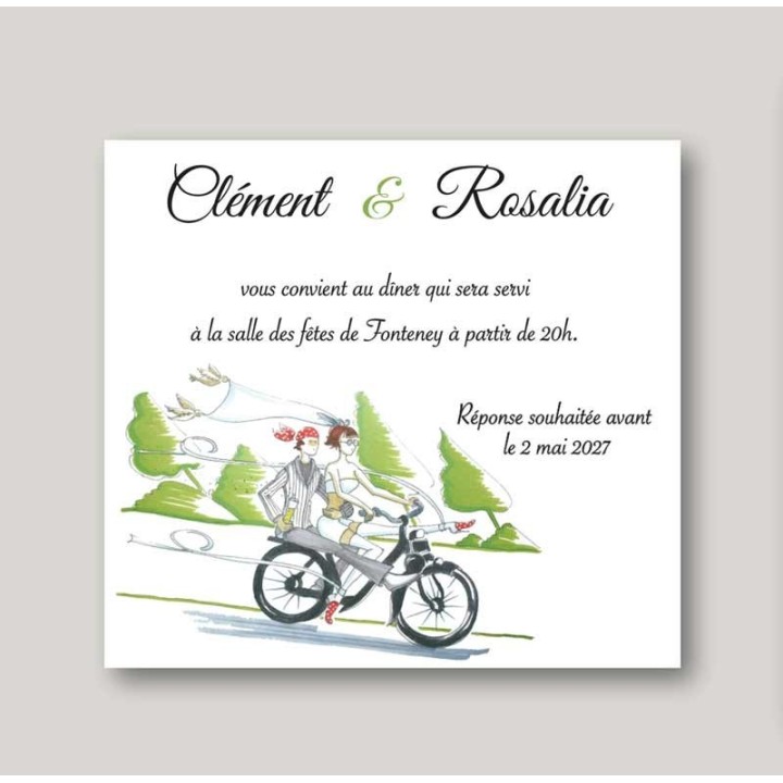 carte diner maries en Solex