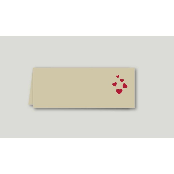 Marque-place cœur artistique