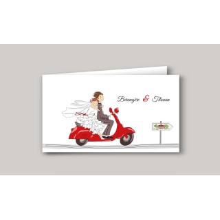 Faire part mariage VESPA