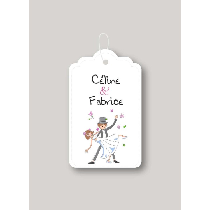 étiquette DRAGÉE MARIAGE CORDE AU COU