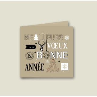 CARTE DE VŒUX ENTREPRISE
messager, de bonne année
