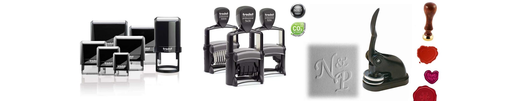 tampon encreur entreprise personnalise, cachet officiel, logo et texte