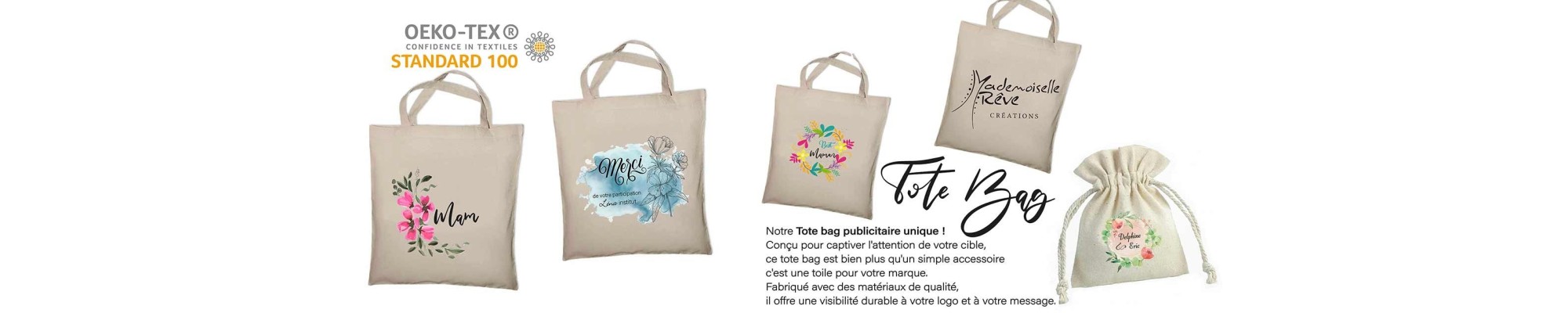 tote bag publicitaire en coton promouvoir votre entreprise un événement